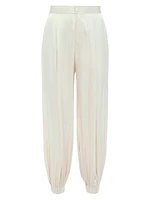 Palmer Silk Blouson Pants