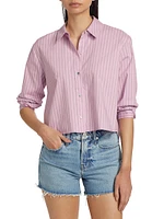 Cosette Crop Hi-Low Shirt