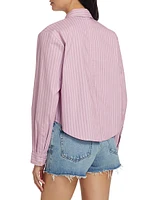 Cosette Crop Hi-Low Shirt