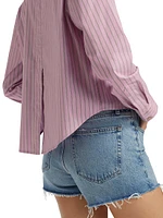 Cosette Crop Hi-Low Shirt