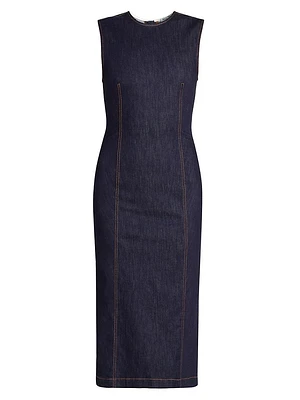 Denka Denim Sheath Dress