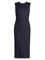 Denka Denim Sheath Dress