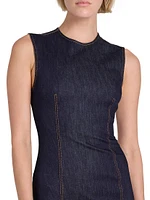 Denka Denim Sheath Dress