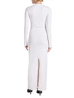 Efenia Long-Sleeve Maxi Dress