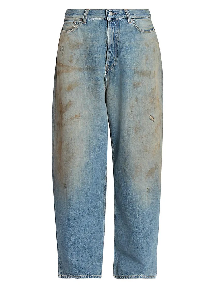 Penicillin Distressed Baggy Jeans