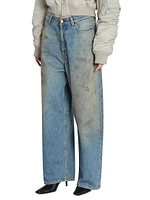 Penicillin Distressed Baggy Jeans