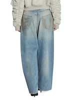 Penicillin Distressed Baggy Jeans