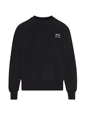 Ami Logo-Embroidered Sweatshirt