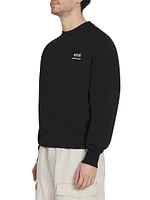 Ami Logo-Embroidered Sweatshirt