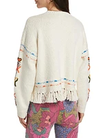 The Itsy Fringe Crewneck Sweater