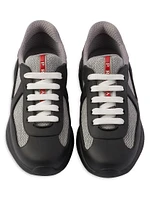 Women's America's Cup Soft Rubber and Bike Fabric Sneakers