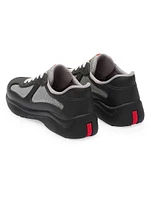Women's America's Cup Soft Rubber and Bike Fabric Sneakers