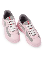 Women's America's Cup Soft Rubber and Bike Fabric Sneakers
