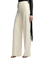 Wool High-Rise Pants