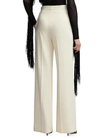 Wool High-Rise Pants