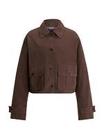 Katie Cotton-Blend Wading Jacket