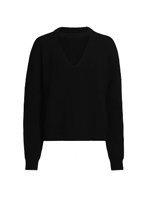 Eclipse Cut-Out Wool Sweater