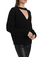 Eclipse Cut-Out Wool Sweater