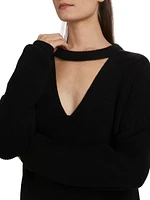 Eclipse Cut-Out Wool Sweater