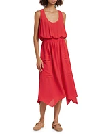 Hallie Sleeveless Midi-Dress