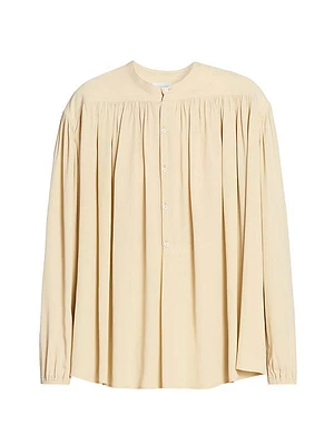 Gathered Yoke Blouse