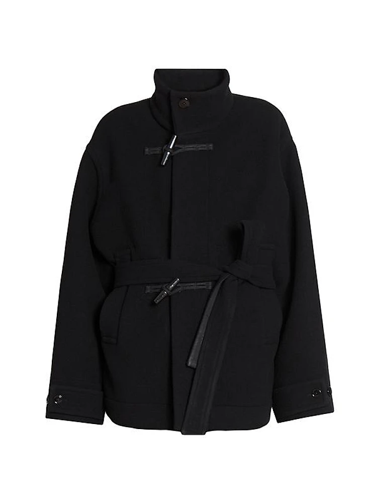 Short Bathrobe Duffle Coat