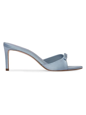 Albie 65MM Satin Mule Sandals