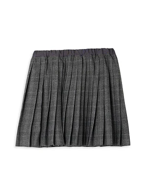 Little Girl's & Jupe Jais Glen Plaid Pleated Skirt