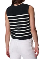 Jen Striped Knit Tank Top