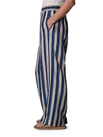 Bailey Striped Silk Pants