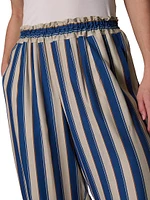 Bailey Striped Silk Pants