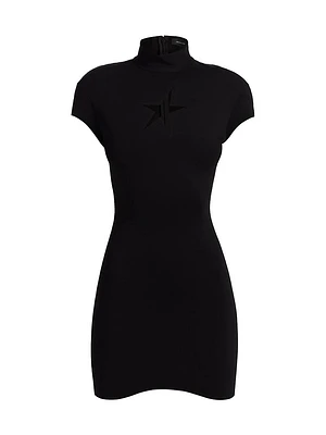 Star Cut-Out Minidress
