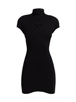 Star Cut-Out Minidress