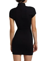 Star Cut-Out Minidress