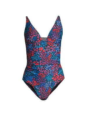 Niki Plunge One-Piece Swimsuit