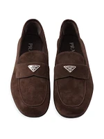 Suede Loafers