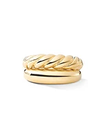 Pure Form Stack Rings in 18K Yellow Gold, 11MM