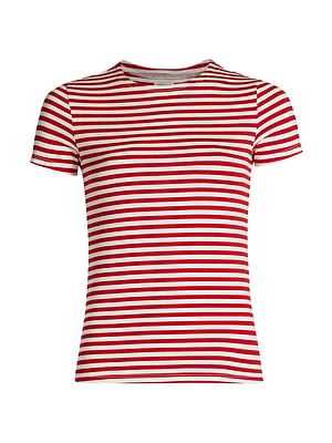 Ressi Stripe Crewneck T-Shirt