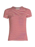 Ressi Stripe Crewneck T-Shirt