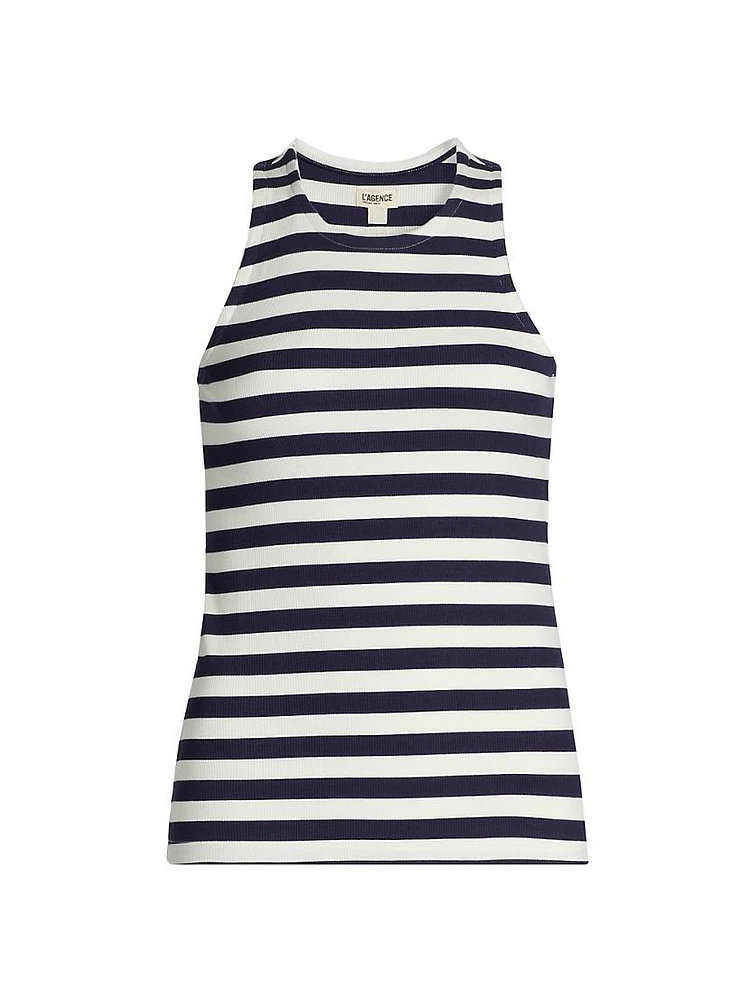 Nia Stripe Racerback Tank