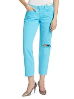 Nevia Low-Rise Slouch Straight Jeans