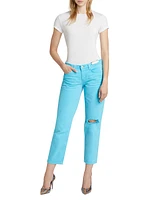 Nevia Low-Rise Slouch Straight Jeans