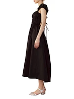 Bodrum Back Tie Midi-Dress