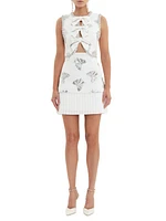 Valor Bow Pleated Minidress