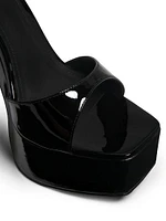 Arlene 152MM Patent Leather Platform Sandals