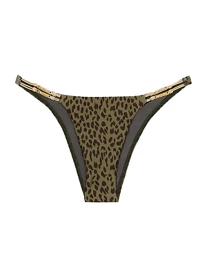 Rosewood Ruth Leopard Cheeky Bikini Bottoms