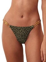 Rosewood Ruth Leopard Cheeky Bikini Bottoms