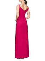 Evelina Column Gown