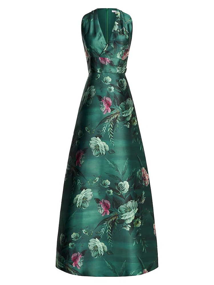 Rosalind Floral Print Gown