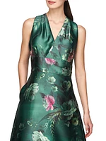 Rosalind Floral Print Gown